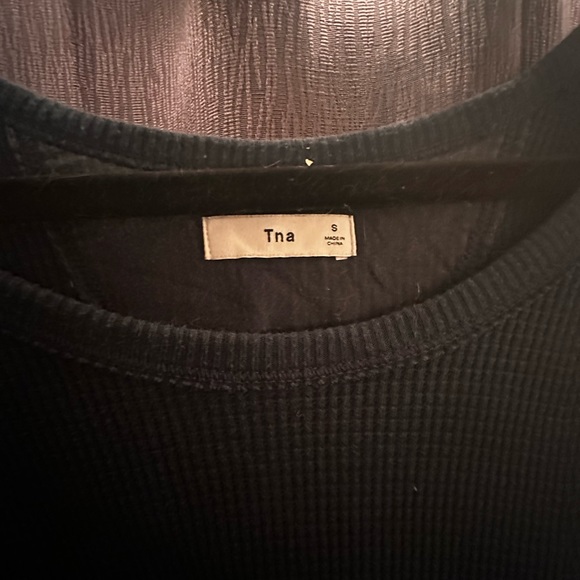 Prussian Blue TNA Waffle Long Sleeve - Size S - Picture 3 of 3